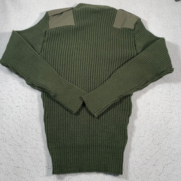 Mitts Nitts Sweater Mens 42 Green Valor Service Wool - Picture 10 of 11